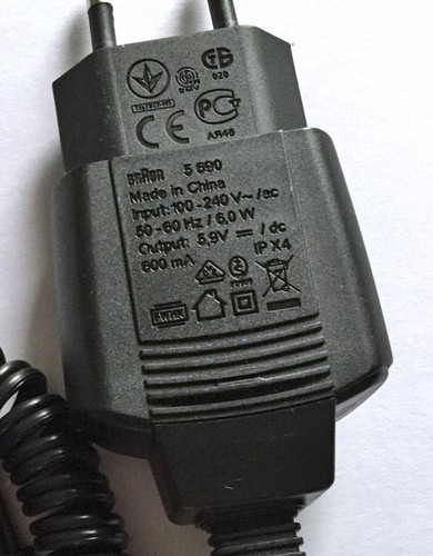 Braun 5690 600ma dc - 5690, 5.9v